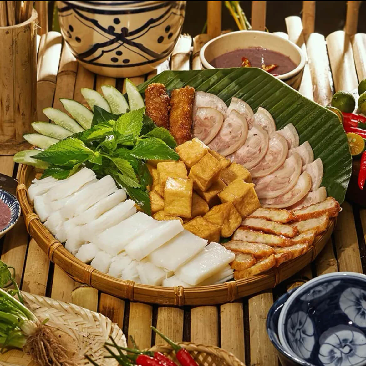 Bún đậu Tá Lả